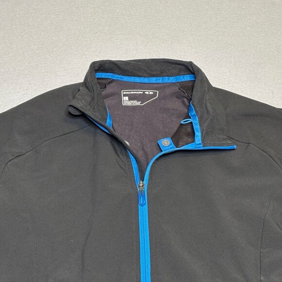 Salomon ClimaWind Full Zip-Up Long Sleeve Jacket (Black) Women's Size Large - Picture 6 of 10